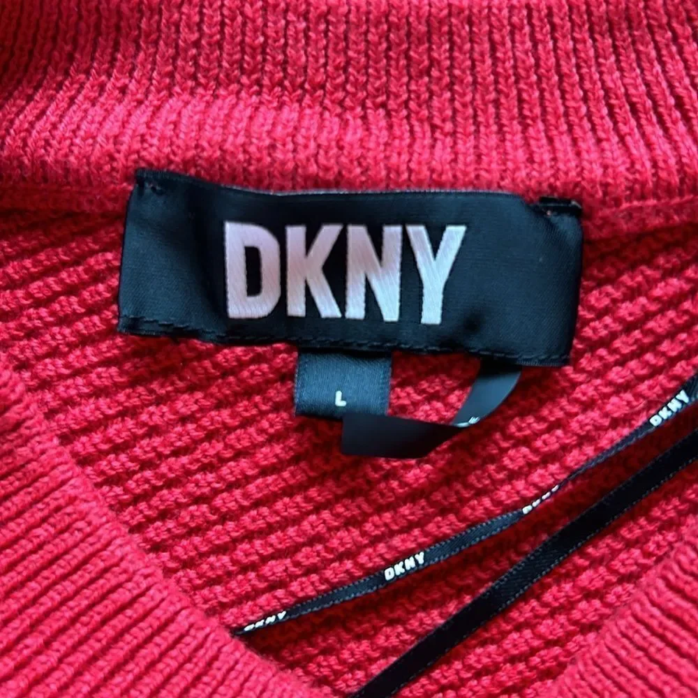 NEW DKNY Red Sweater